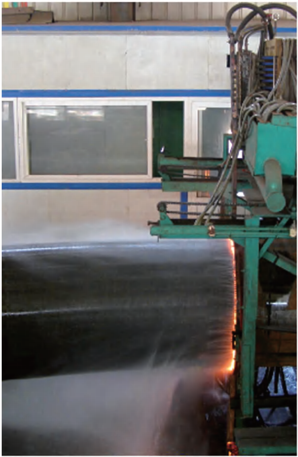 Pipe forming line