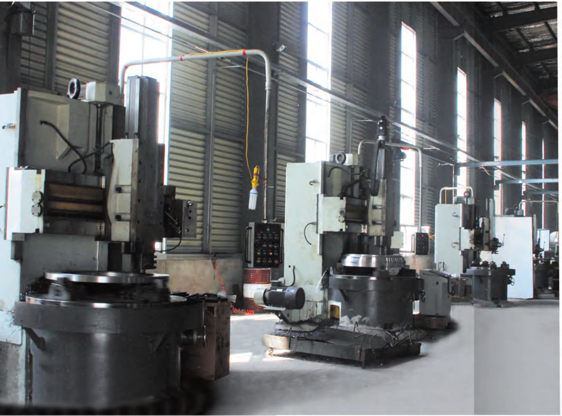 Vertical turning lathes