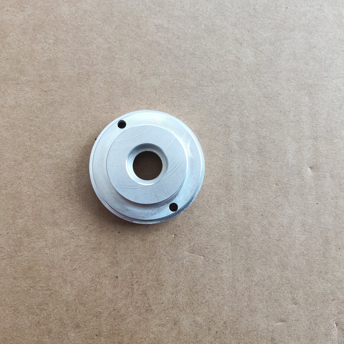 Aluminium turned hub