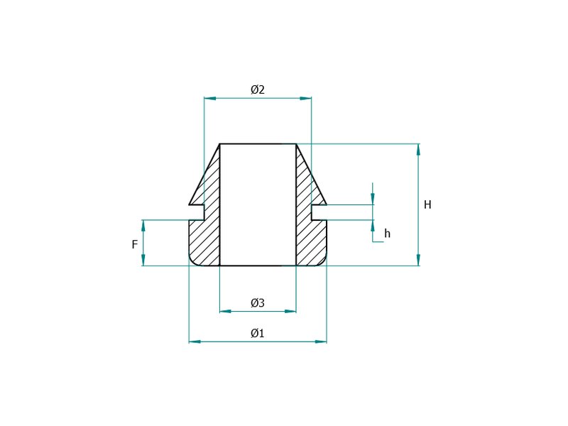 Dimensional schematic